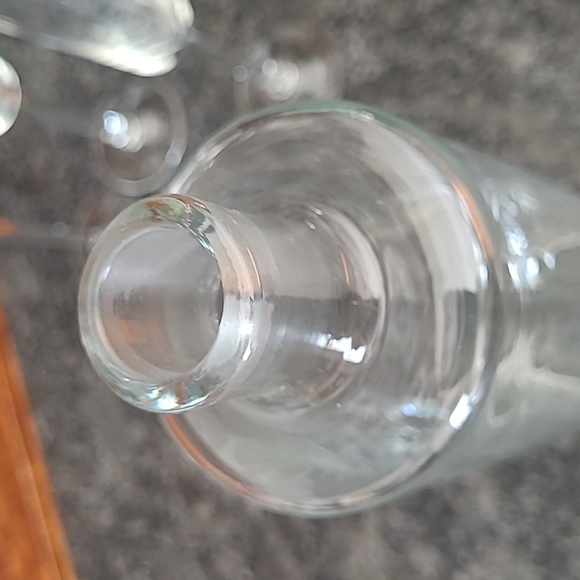 Vintage Javit Handcut Crystal Cordial Decanter with 6 Glasses - Picture 9 of 16